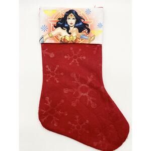 DC Wonder Woman Red Christmas Stocking